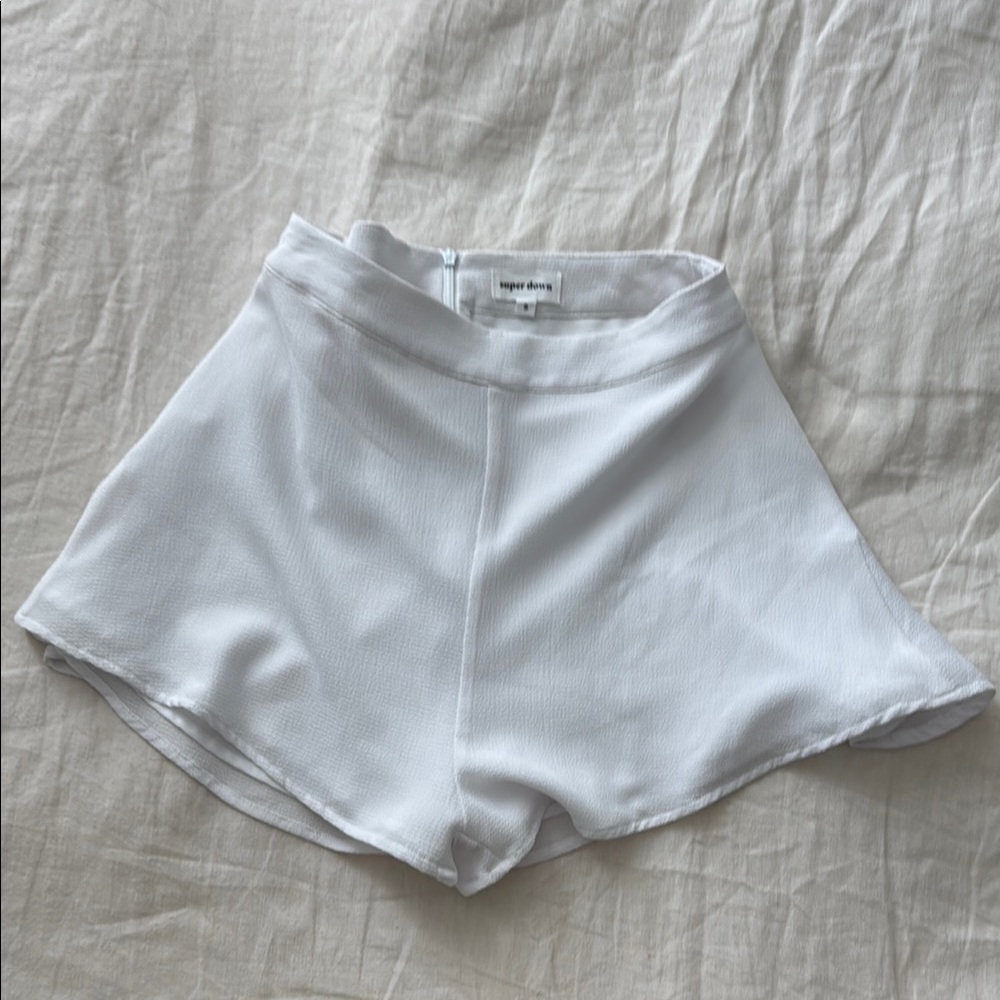 Superdown White Women's Shorts Skort New Small